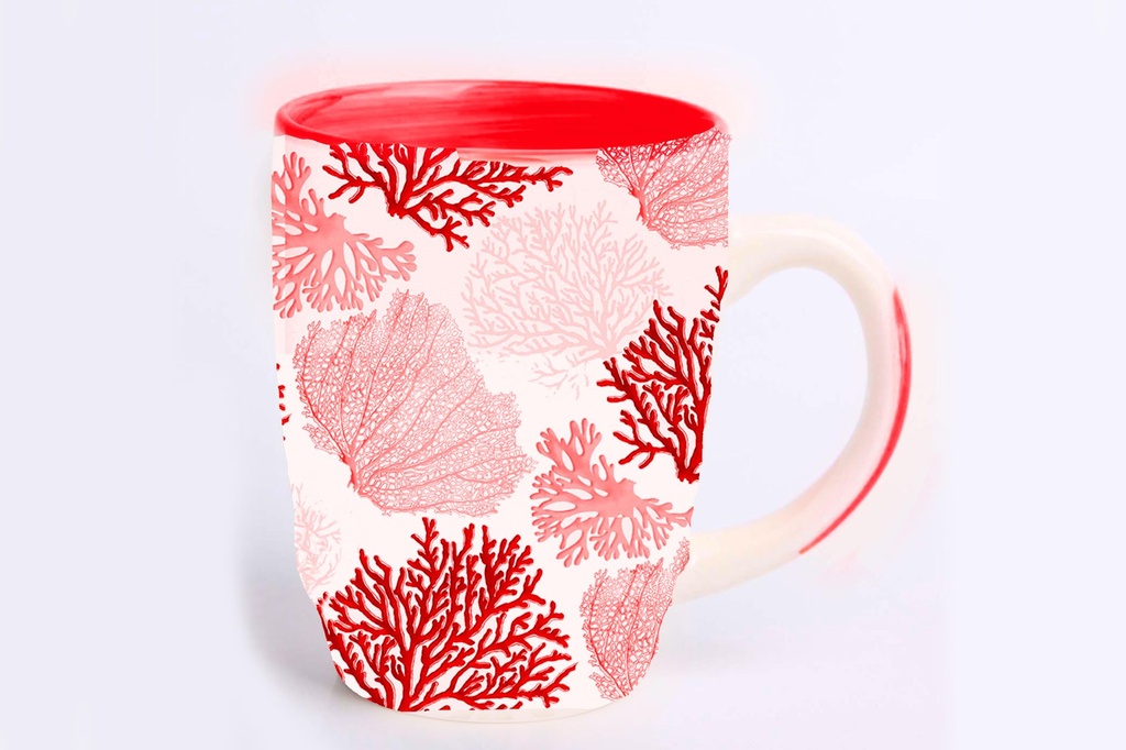 TAZZA CERAMICA CORALLO 