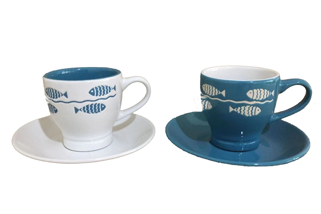 KERAMIČKA ŠALICA S TANJURIĆEM