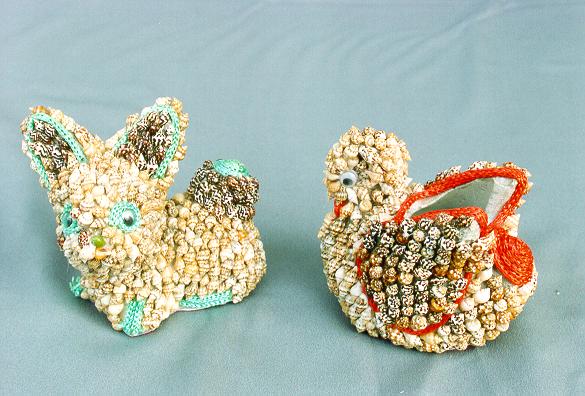 ANIMALI CONCHIGLIA MEDI CON CORDA CM 13-14 