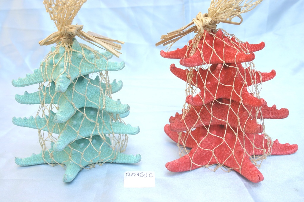 ZVIJEZDE U MREŽI CRVENE H 25 cm 