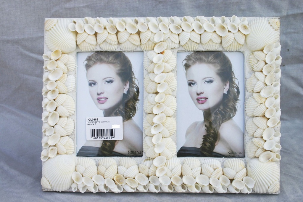 OKVIR ZA SLIKU SA ŠKOLJKAMA 22x30 CM 