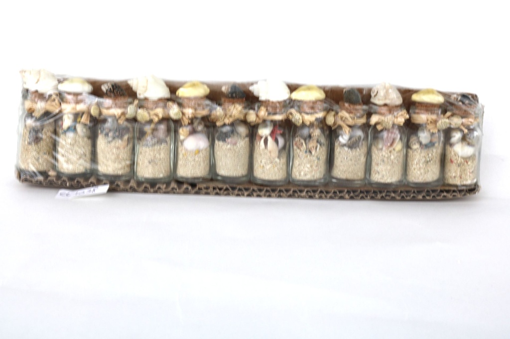 BOČICE S PIJESKOM I ŠKOLJKAMA CM 8 