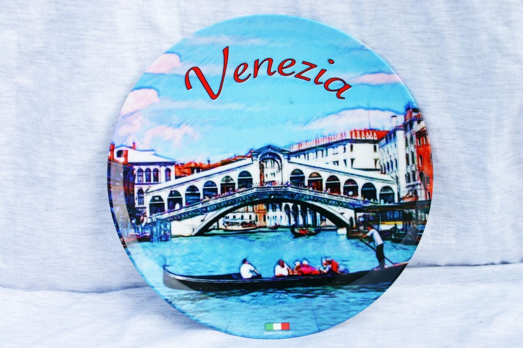 PIATTO CERAMICA DA PERS C/SCATOLA E PIEDEST CM 20 