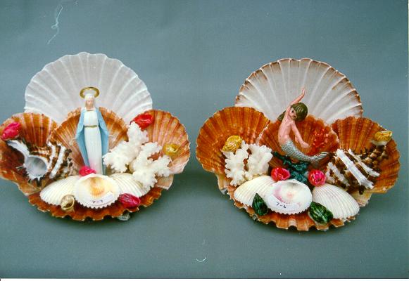 SUVENIR OD ŠKOLJKI cm 14 