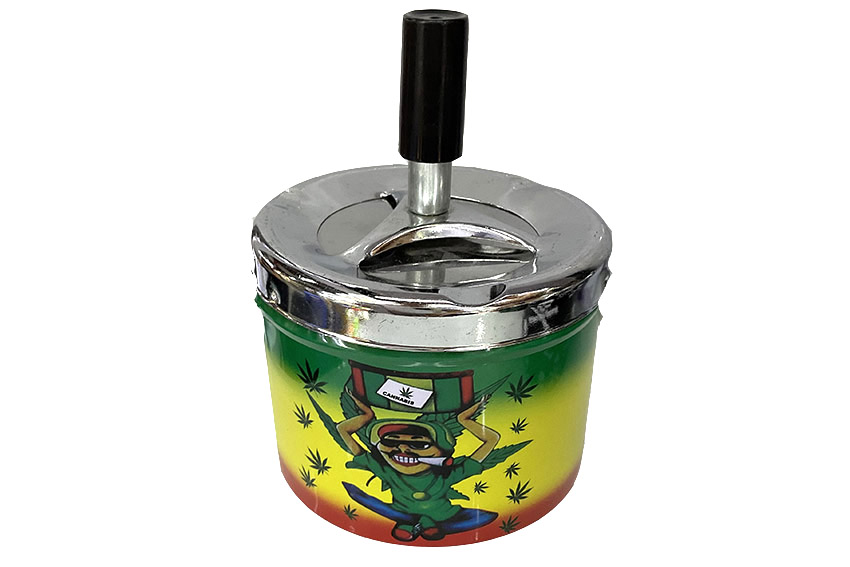 POSACENERE METALLO RASTA A PRESSIONE 