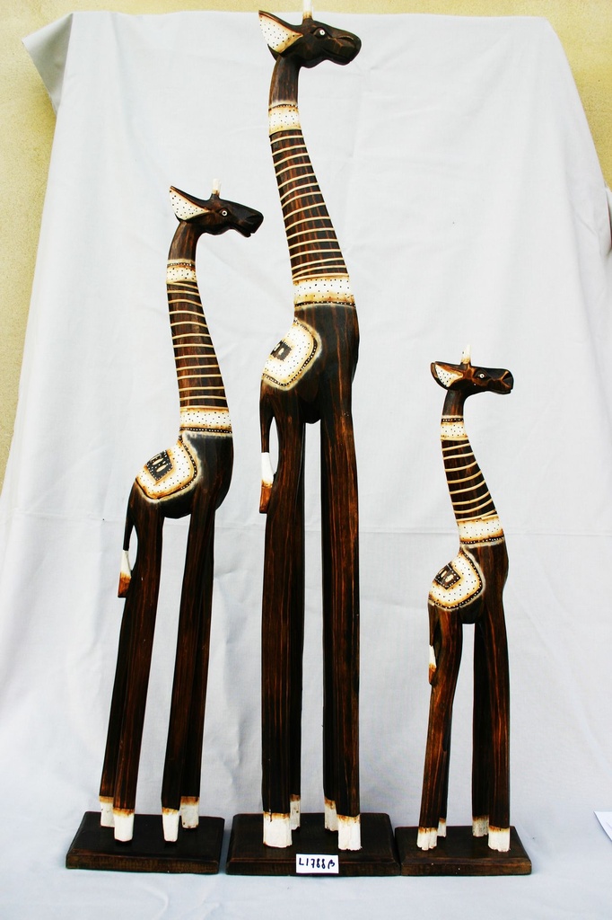 DRVENE ŽIRAFE SET 60-80-100 cm. 