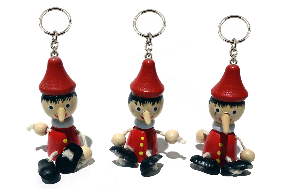 DRVENI PINOCCHIO PRIVJESAK ZA KLJUČEVE