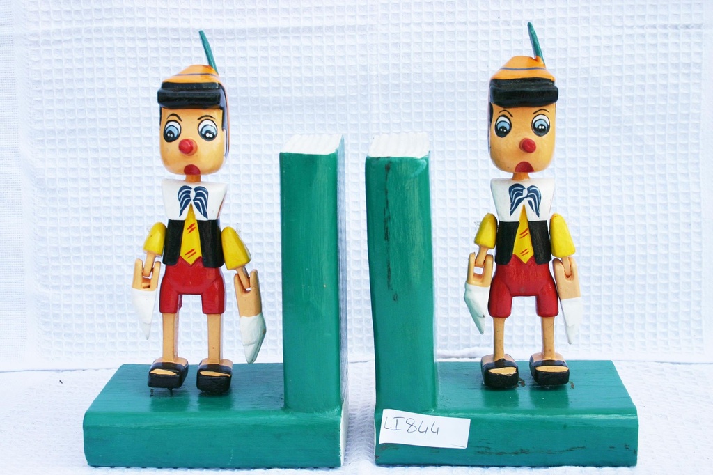 DRVENI PINOCCHIO PODUPIRAČ ZA KNJIGE