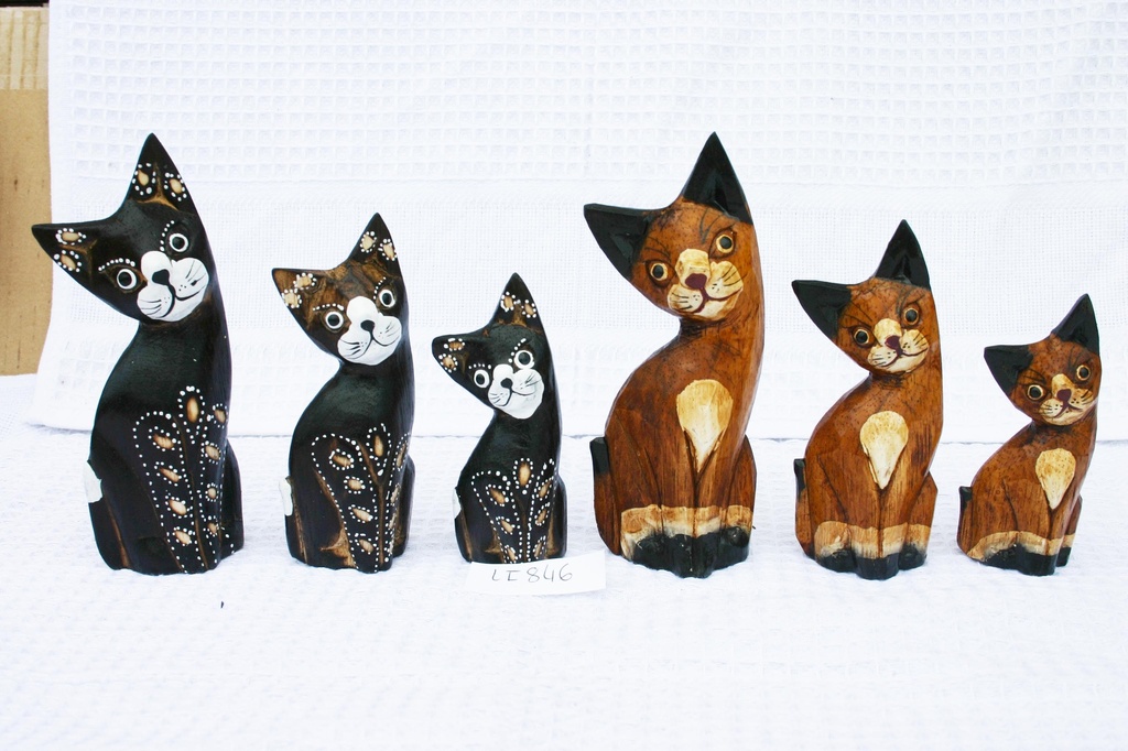 DRVENE MAČKE SET  CM 10-12-15 