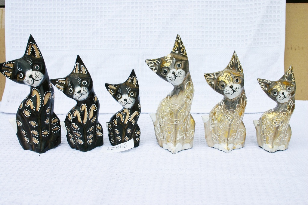 DRVENE MAČKE SET  CM 10-12-15 