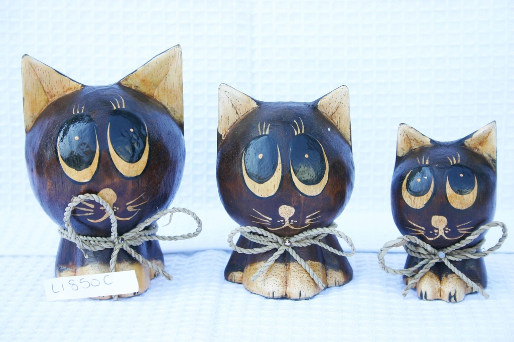 DRVENE MAČKE SET  CM 8-10-12 