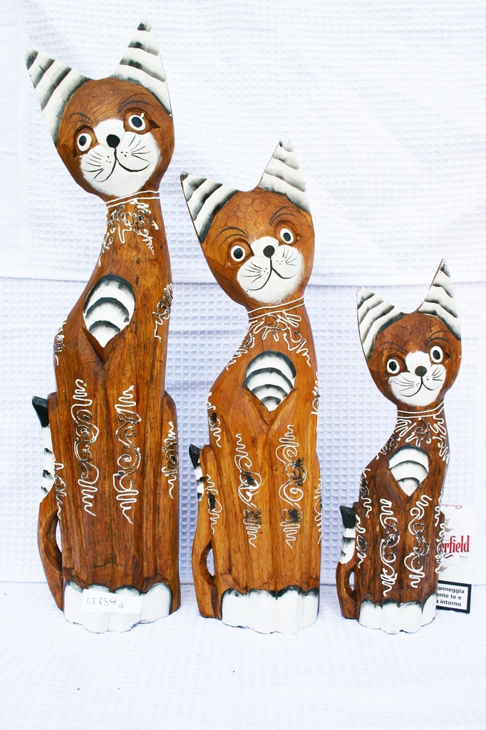 DRVENE MAČKE SET  CM 30-40-50 