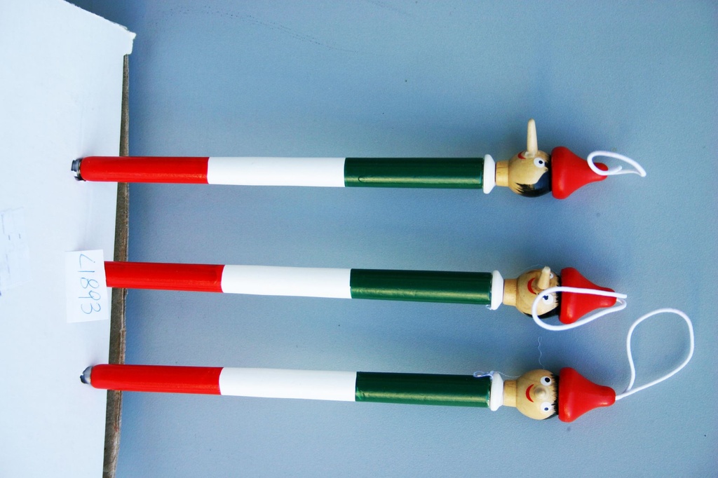 PENNA LEGNO TESTA PINOCCHIO 