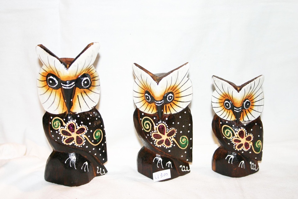 GUFI LEGNO CM 10-12-15 C/DECORO 