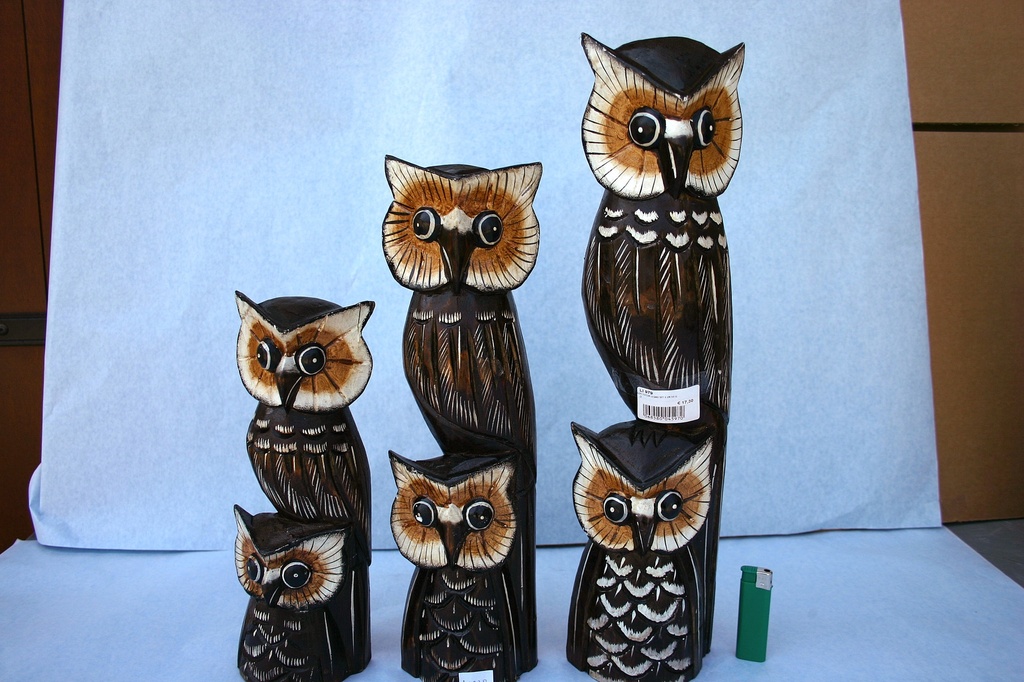 DRVENA SOVA TOTEM SET  CM 50-0-30  