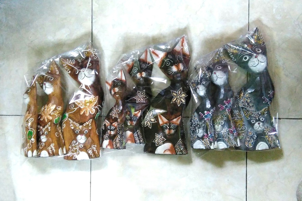 DRVENE MAČKE SET 20/25/30 CM 