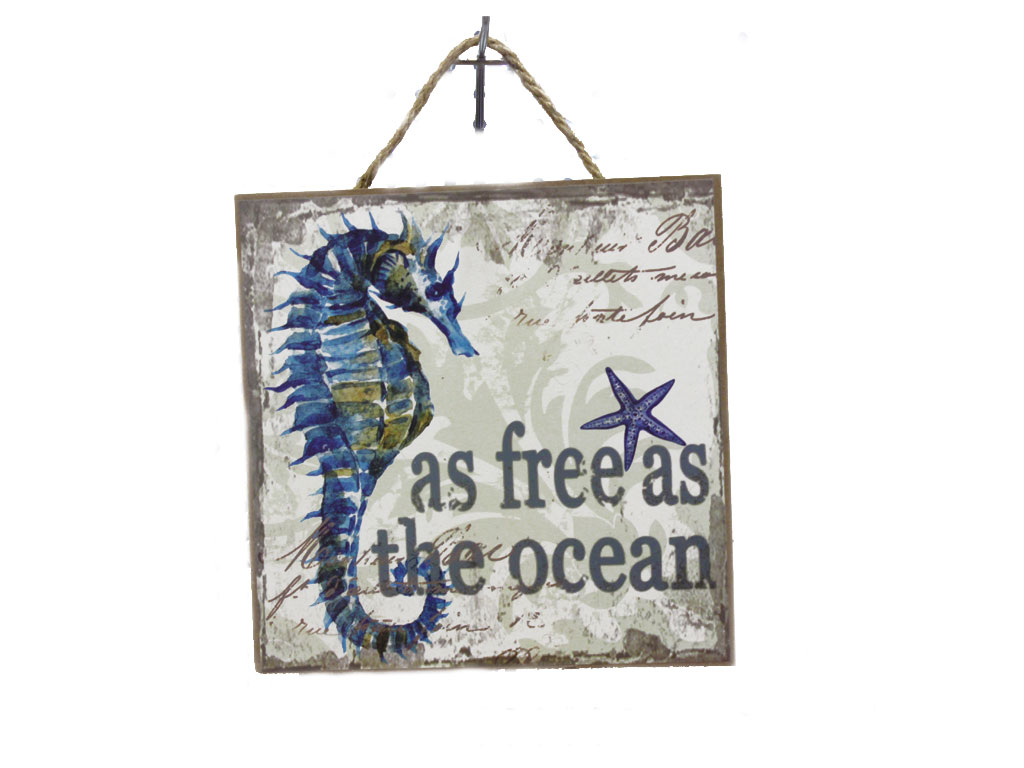 DRVENA PLOČICA - SLIKA 20*20 CM  