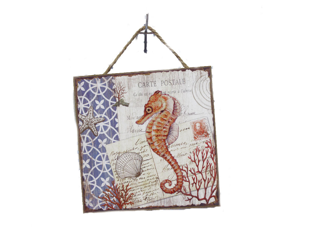 DRVENA PLOČICA - SLIKA 20*20 CM  