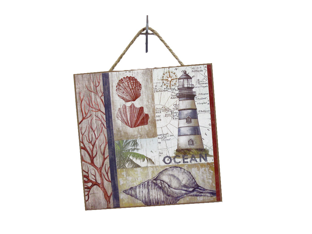 DRVENA PLOČICA - SLIKA  20*20 CM  