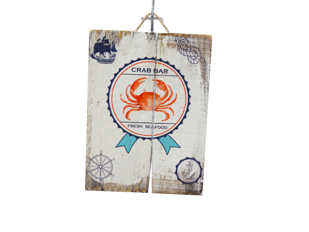 DRVENA PLOČICA - SLIKA 15*20*2.5 CM 