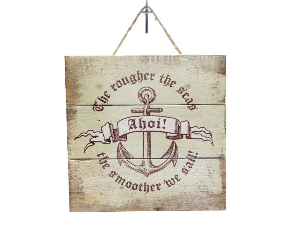 DRVENA PLOČICA - SLIKA  20*20*2.5 CM