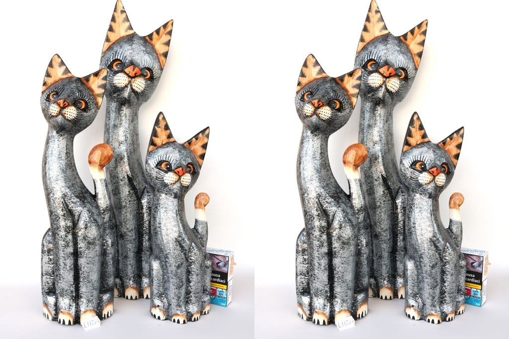 DRVENE MAČKE SET CM 30-40-50 