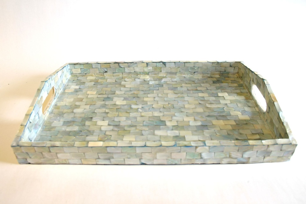 VASSOIO CONCH LAM RETT PAUA - CM 35*24*6 