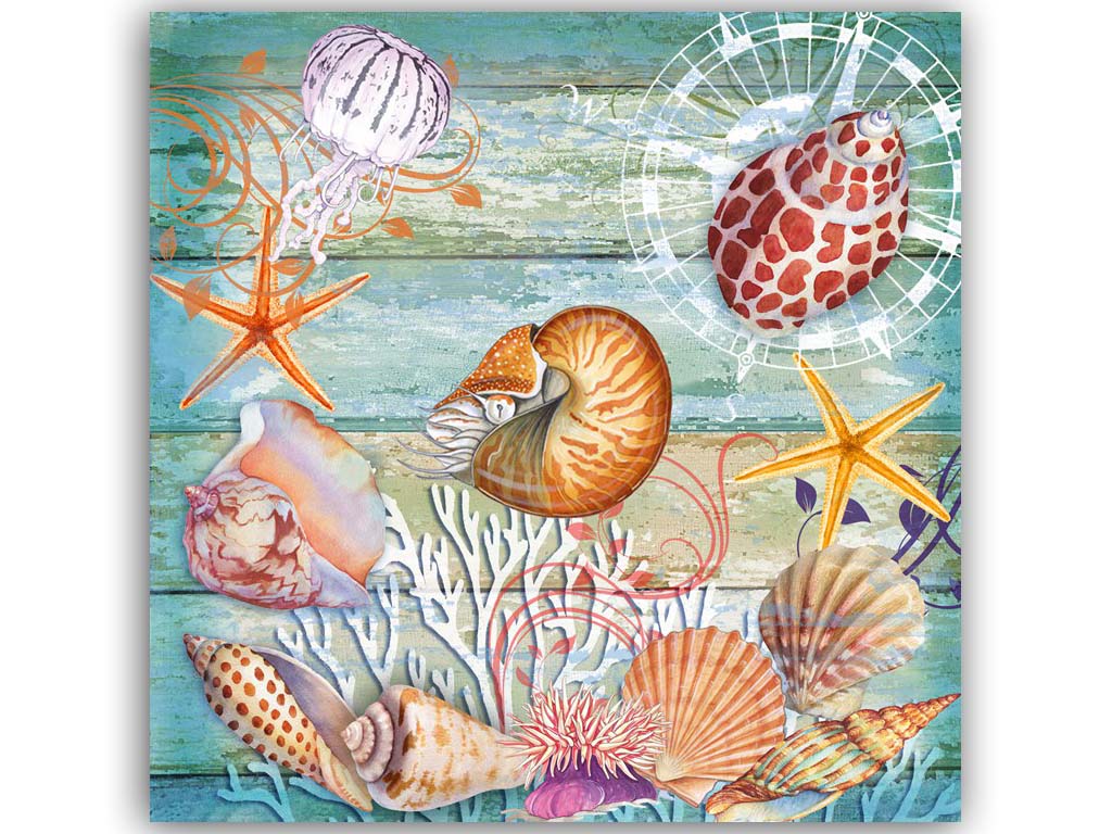 SLIKA NA PLATNU  25*25 CM 