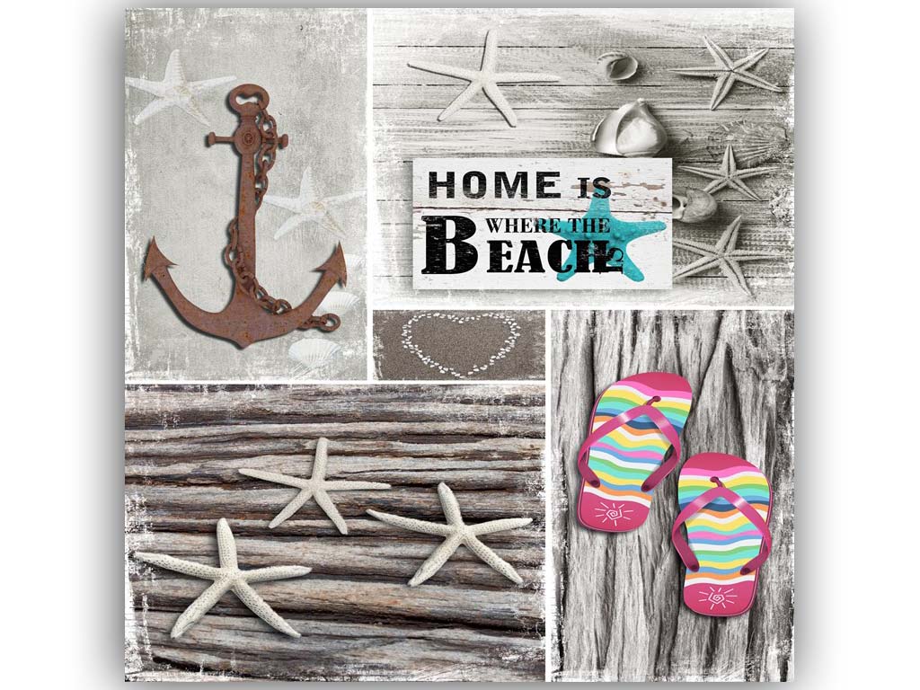 SLIKA NA PLATNU  25*25 CM 