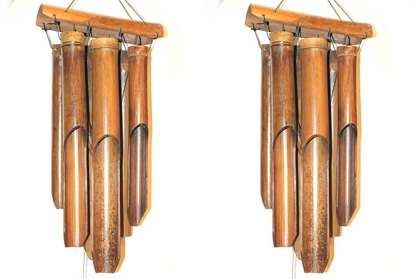 SCACCIAPENSIERI BAMBOO + 6 TUBI CM 30 