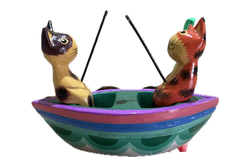 GATTINI SU BARCA PESCATORI 