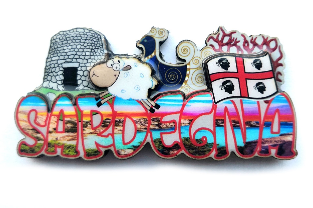 MAGNETE MDF SCRITTA SARDEGNA 