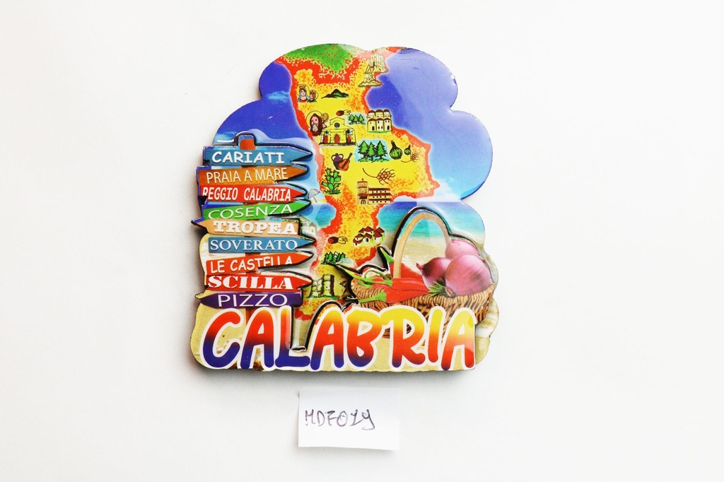 MAGNETE MDF CALABRIA MAPPA+SEGNALI 
