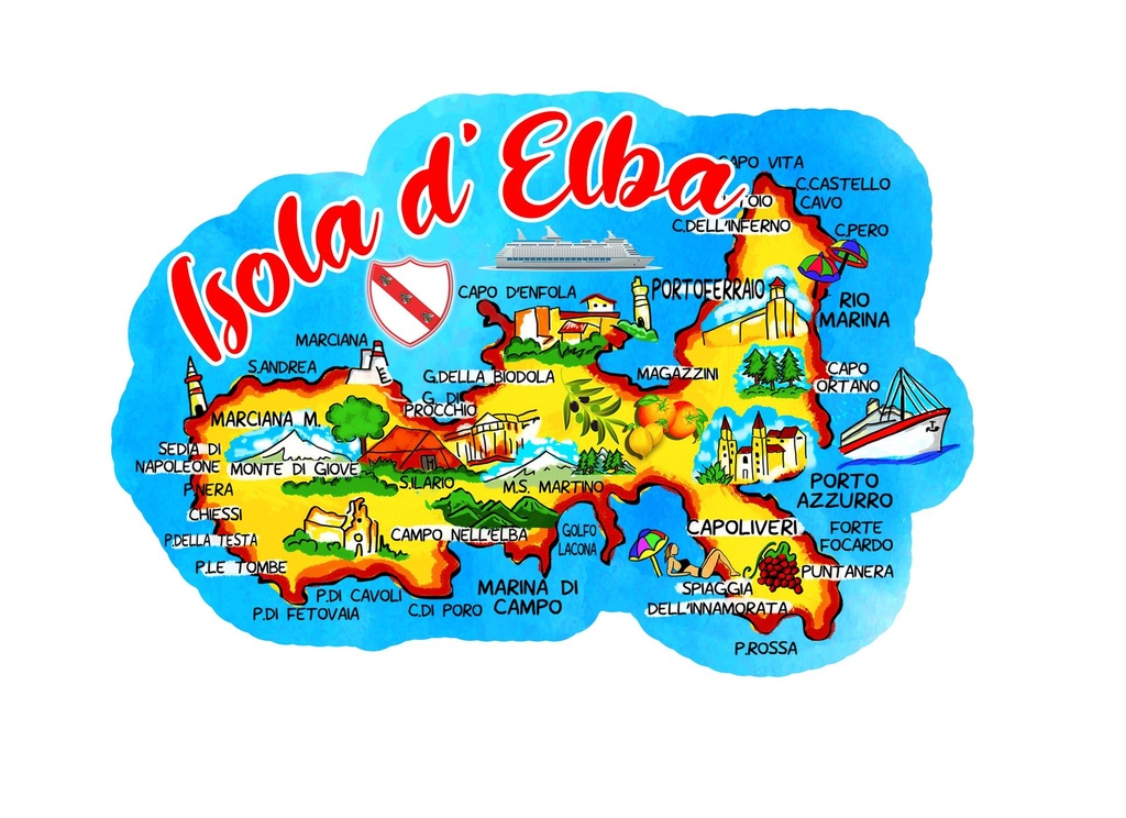 MAGNETE MDF ISOLA D'ELBA 2 STRATI 