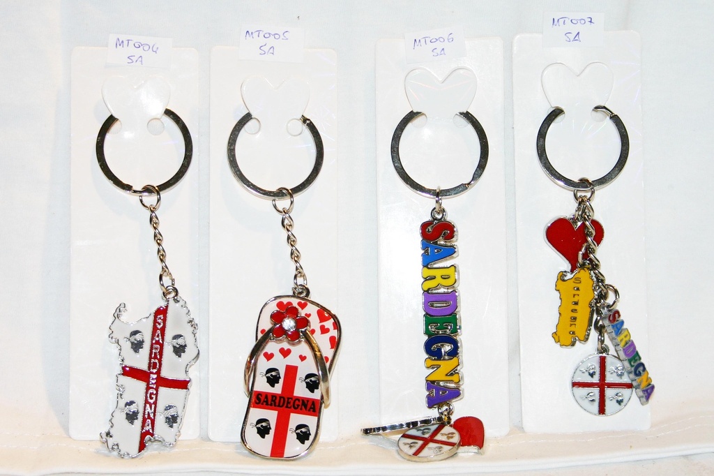 PORTACHIAVI METALLO ISOLA SARDEGNA 