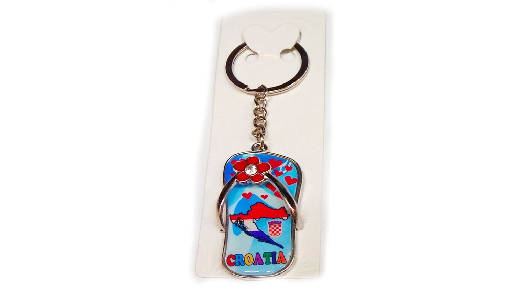 METALNI PRIVJESAK ZA KLJUČEVE CROATIA 