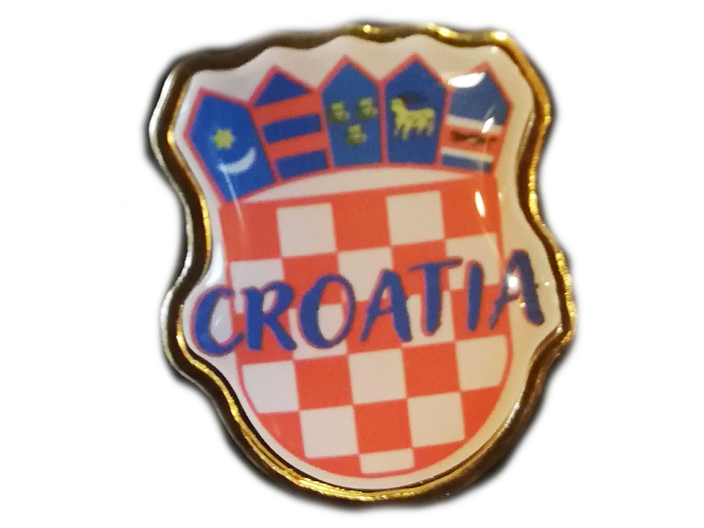 METALNA ZNAČKA CROATIA 2*2.5 CM 