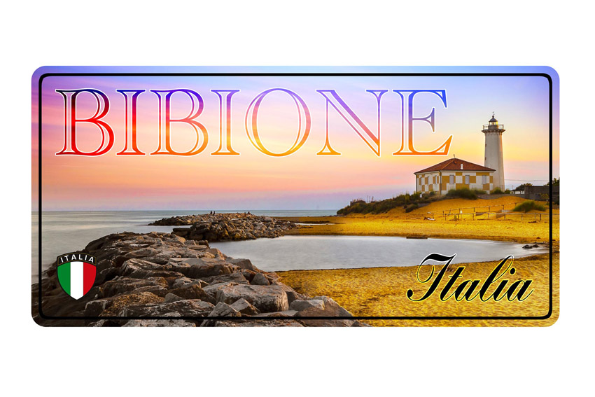 TARGA METALLO 30*15 BIBIONE 