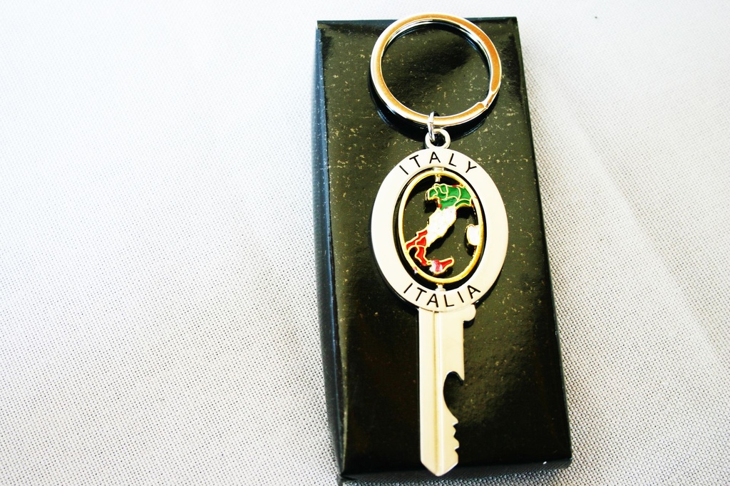PORTACHIAVE METALLO ITALIA CHIAVE 