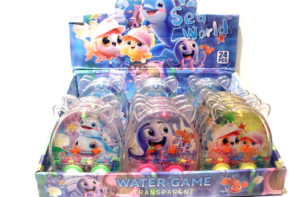 GIOCHI PLASTICA C/ACQUA TONDO 24 PZ/CONF