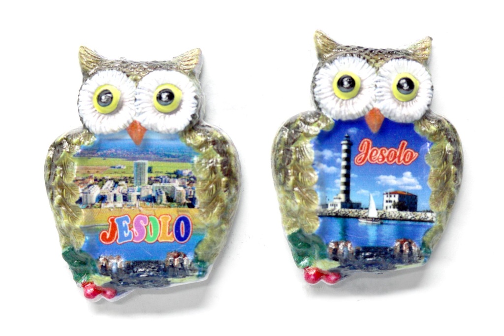 MAGNETE PLASTICA GUFO JESOLO 