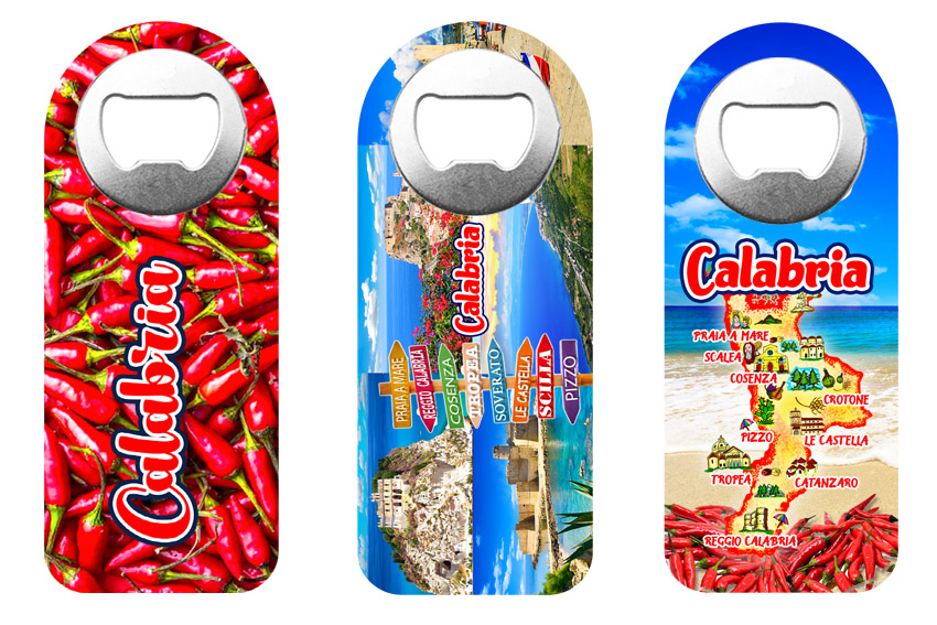 MAGNETE APRIBOTTIGLIA PLASTICA CALABRIA 3 MOD ASS 