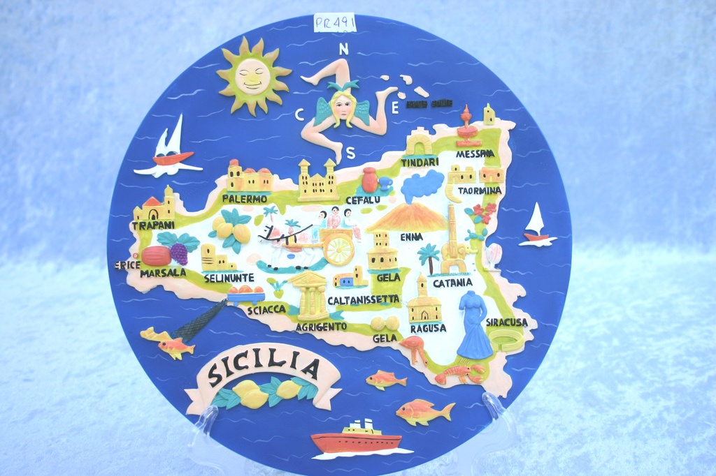 PIATTO SICILIA GRANDE DIAM 23 