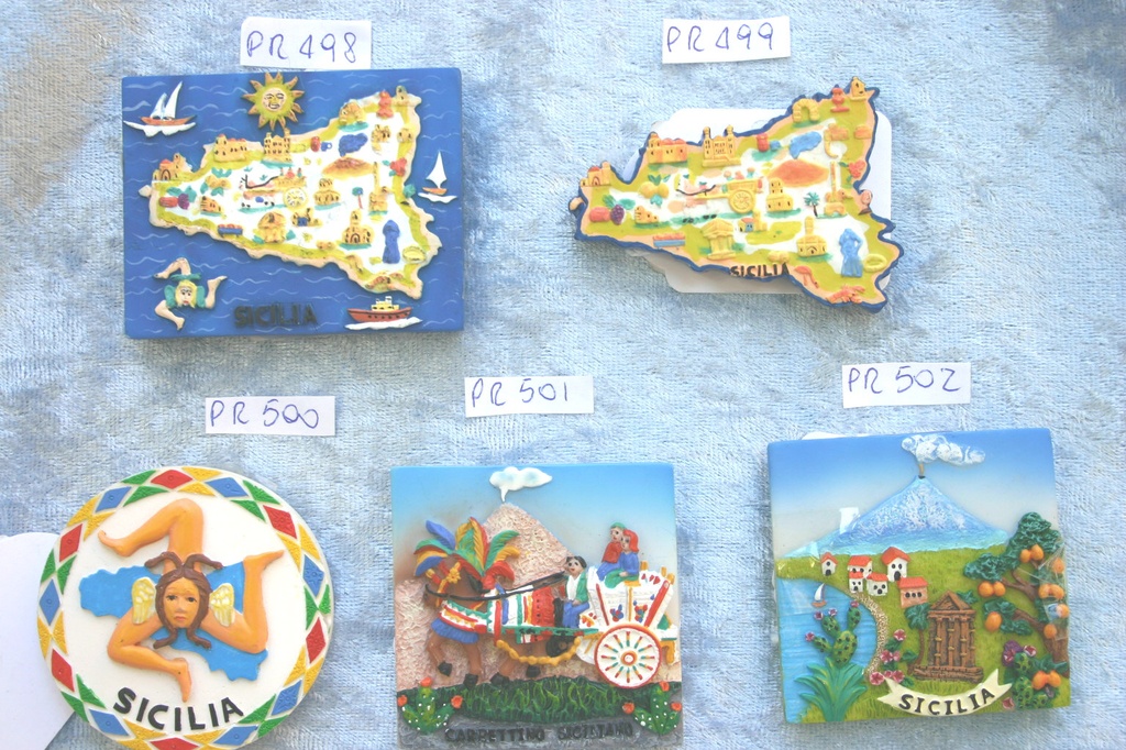 MAGNETE SICILIA RETTANGOLARE cm 5x6,5 