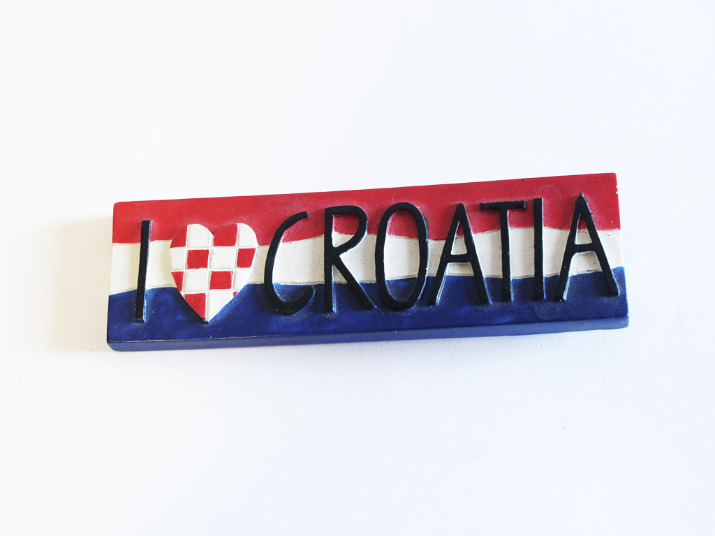MAGNET "I LOVE CROATIA" 