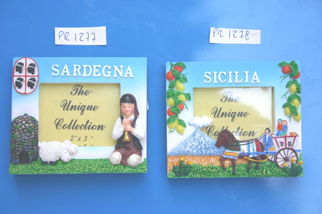 PORTAFOTO MAGNETE RESINA SICILIA 
