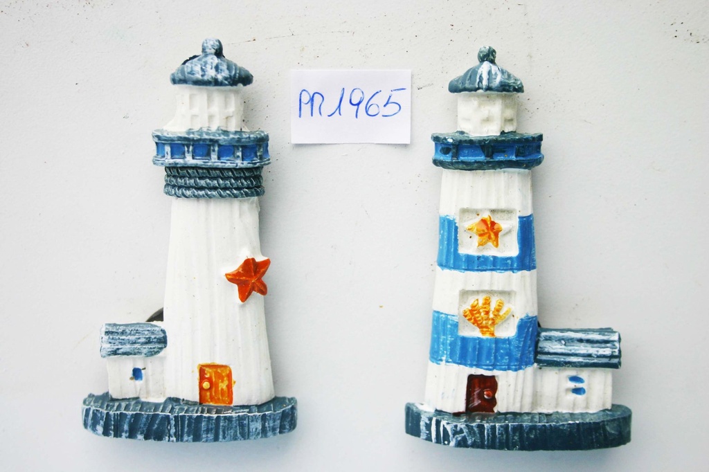 MAGNETE RESINA BIANCO/BLU FARO 2 MOD.ASS. 