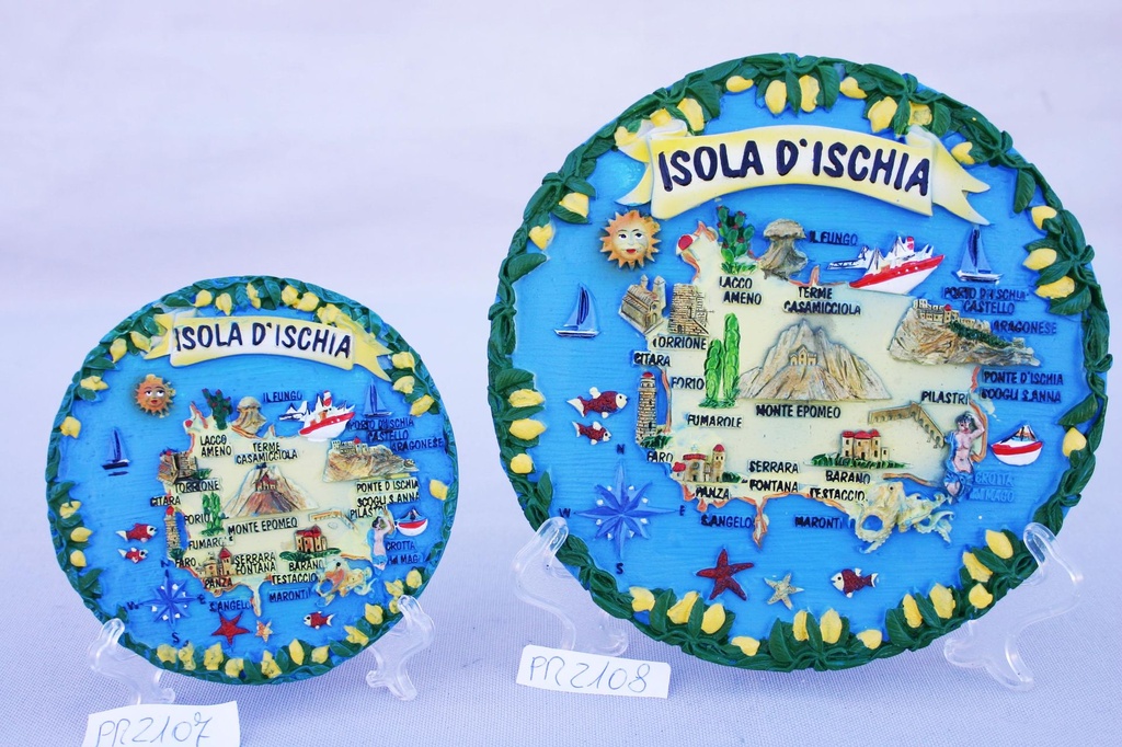 PIATTO RESINA ISOLA D'ISCHIA PICC 