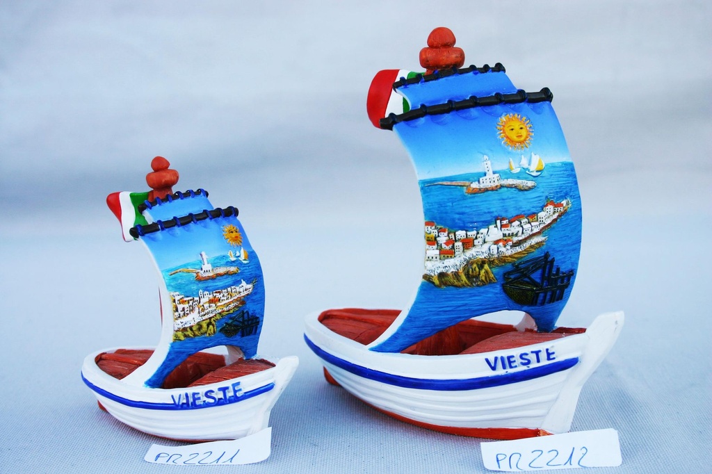 BARCA RESINA PICCOLA VIESTE CM 8,5 