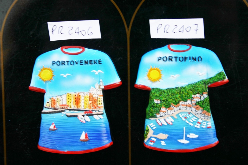 MAGNETE RESINA T-SHIRT PORTOVENERE 